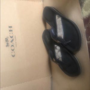 Coach flip flops